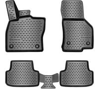 ELMASLINE 3D Gummimatten Set für SEAT ATECA Baujahr 2016-2024 | Extra hoher Rand - Fußmatten Zubehör