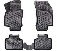 Design 3D Gummimatten Set für SEAT IBIZA 3 III Baujahr 2002-2009 | Extra hoher 5cm Rand