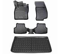 ELMASLINE 3D Gummimatten & Kofferraumwanne Set für OPEL Crossland ab 2017 (unterer Ladeboden)