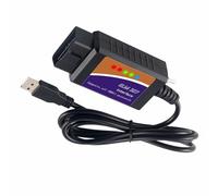 ELMconfig OBD2 Adapter ELM327 USB-Scanner mit MS-CAN/HS CAN Schalter Professionelles OBDII Diagnostik-Scan-Werkzeug für Ford Mazda