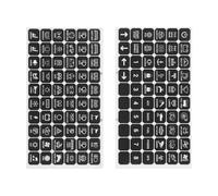 eMagTech 120 kleine Aufkleber für Schalttafel, Multifunktions-Etikett für Autos, Boote, Anhänger, kompatibel mit Auxbeam BA80 GA80 BB80 Schalttafel
