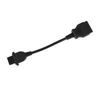 eMagTech Auto 16-poliger Stecker OBD2 auf 8-polige Buchse OBD2 Diagnoseanschlusskabel kompatibel mit Volvo Automotive Fehlerdiagnose Adapterkabel