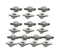 EMENAR Seitenschweller Schweller Reparaturblech 20 Stücke Für Mazda3 6 MX-5 Mit Dichtung Seite Rock Trim Clip Halteschnalle BP4L-51-SJ3 12174B Grau ABS Kunststoff Form Clips