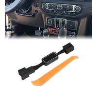 Emiif Auto Stop Start Motor Off Sensor Kabel für Jeep Wrangler JL 2018-2023, Start-Stop Deaktivieren Bypass-Kabelbaum mit Memory-Funktion, Schwarz