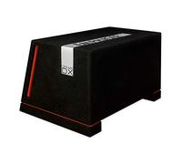 EMPHASER EBR-M8DX: Druckvoller 20 cm / 8 Zoll Subwoofer, Bass Box fürs Auto, MDF Bassreflex Gehäuse bestückt mit High-Performance Woofer (2 x 2 Ohm Doppel Schwingspule), 1000 W