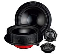 EMPHASER EM-VWF4 - Plug & Play 2-Wege 15,5 cm / 6“ Komponenten System, kompatibel mit VW T6.1 Transportern, Reisemobilen, Einbau Lautsprecher für Türen/Armaturenbrett, 80 W RMS