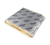 EMPHASER ESP-DM4 - Selbstklebende Alu-Butyl Dämmmatten, Dämmmaterial für Anti Dröhn Lärmschutz, Schalldämmung und Schallschutz, für Autos, 2,1 mm, 4 St. à 900 x 300 mm