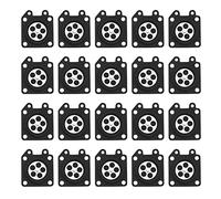 EMSea 20 Stück Vergaserdichtungsmembran 95-526-8 95-526-9 95-526 kompatibel mit Walbro WTA WY WA WT Serie Vergasermotoren Teile