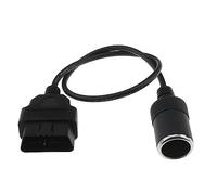 EMSea Zigarettenanzünder Buchse auf OBD2 Stecker Adapter Zigarettenanzünder Buchse auf OBD2 Stecker Verlängertes Ladekabel Zubehör für Ladegeräte Navigatoren Fahren Recorder
