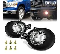 EMTOG Nebelscheinwerfer Montageset Frontstoßstange Lampe passend for Dodge Ram 1500 2500 3500 2002-2008 Autozubehör Abdeckung für Nebelscheinwerfer (Size : Fog Light Set)