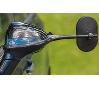 Emuk Wohnwagenspiegel für Nissan Qashqai (Facelift 2014) ab 01/13-05/21, M Juke ab 01/15-11/19, X-Trail ab 07/14-08/22, Navara 4te Gen. ab 2015, Renault Alaskan ab 09/17 schwarz