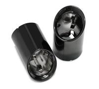 MASHRGX Endrohr Auspuff Passend Für B&MW 3er G20 G21 320D 330 2023 2024er Schalldämpferendrohr Ersatz-Abgasdüse Endrohre(Schwarz)