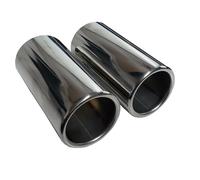 Endrohr Auspuffblende Doppelrohr für Mercedes CL 203 CLC C-Klasse Sportcoupe