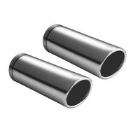 Endrohr Doppelrohr Auspuffblende Auspuffblenden für VW GOLF 6 CABRIO