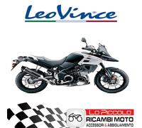 LeoVince Nero Auspuffanlagen matt-schwarz, Carbon Endkappe Suzuki Dl 1000 V-strom L8/l9 (euro 4)