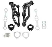 Endrohr Schalldämpfer Für Chevelle Für Blazer Für Camaro Für Nova S10 S15 283 302 350 V8 Motor Auto Modifikation Upgrade Schwarz Auspuff Fächerkrümmer