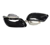 Endrohrblende Auspuffblenden Für X5 X6 X7 G05 G06 G07 Quadratische Öffnung Schwarzes Endrohr Auspuffrohr Schalldämpfer Spitze Edelstahldüse