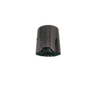Endrohrblende Für M2 M3 M4 M5 M6 F87 F80 F82 F83 F90 | 90 Cm Schalldämpfersystem | Leichter Schwarzer Auspuff Ti Carbonfaser-Auspuff 1 Stück Auspuffblenden(IN 80 OUT 105 MM)