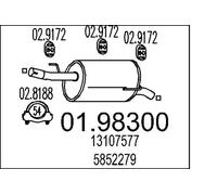 MTS Company 01.98300 Endschalldämpfer
