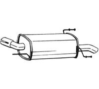 Endschalldämpfer 185-201 BOSAL für OPEL ASTRA G CC ASTRA G CLASSIC