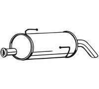 Endschalldämpfer Bosal 190-001