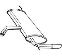 BOSAL 227-039 Endschalldämpfer
