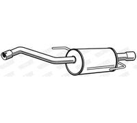 Endschalldämpfer 23509 WALKER für NISSAN MICRA III