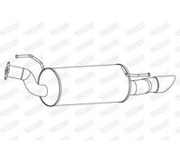 Endschalldämpfer 25286 WALKER für NISSAN JUKE