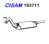 Endschalldämpfer Audi 80 - Coupe' Cisam Für 893253078Q