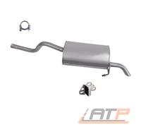 ENDSCHALLDÄMPFER AUSPUFF SCHALLDÄMPFER FÜR RENAULT CLIO 2 1.2 +LPG BJ 98-13