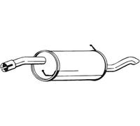 BOSAL 154-163 Endschalldämpfer