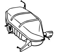 Endschalldämpfer Bosal 247-043