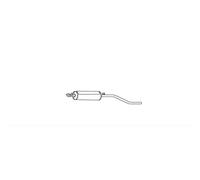 HELLA Endschalldämpfer 8LD 366 033-041 Easy2Fit -