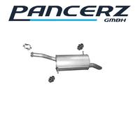 Endschalldämpfer für Citroen Berlingo Peugeot Partner 1.6 HDI 81kW 08-10
