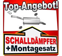 Endschalldämpfer für CITROEN BERLINGO PEUGEOT PARTNER 1.6 HDI 81kW 08-10 Auspuff
