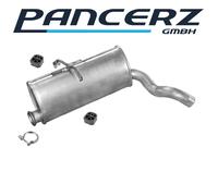 Endschalldämpfer für Citroen Berlingo Peugeot Partner 2.0 HDI 1999-2002