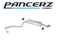 Endschalldämpfer für Fiat Cinquecento 1.1 54PS Sporting 10.1994-1998