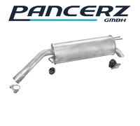 Endschalldämpfer für Fiat Stilo 1.6 16V 103PS 2001-2006
