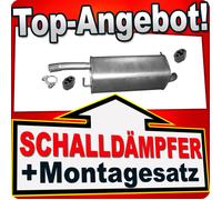 Endschalldämpfer für FORD FIESTA MK V MAZDA 2 1.2 1.3 1.4 02-08 Auspuff Endtopf