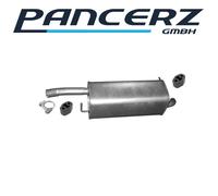 Endschalldämpfer für Ford Fiesta Mk5 Mazda 2 1.2 1.3 1.4 02-08 Endtopf