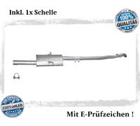 Endschalldämpfer für Mercedes Vaneo 1.7 CDTI 55/67KW 02-06 Auspuff Schelle