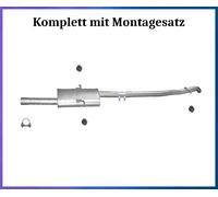 Endschalldämpfer für Mercedes Vaneo 1.7 CDTI 55/68KW 02-06 Auspuff Montagesatz