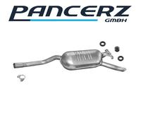 Endschalldämpfer für Mercedes W124 C124 E200 250 D 200 200E 230 85-93