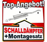 Endschalldämpfer für MERCEDES W168 A160 A170 1.7 CDI-SWB Auspuff Endtopf