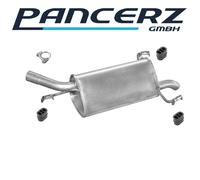 Endschalldämpfer für Opel Corsa C 1.0 Schrägheck 2000-2006