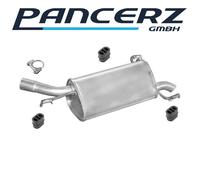 Endschalldämpfer für Opel Corsa C 1.4 16V Twinport 1.2 16V 2000-2006