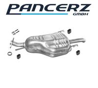 Endschalldämpfer für Opel Zafira A 1.6 1.8 2.2 16V 1999-2003 Endtopf