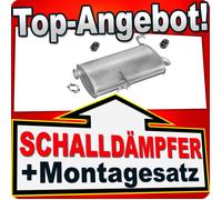 Endschalldämpfer für PEUGEOT 206 1.4 HDI 1.1 1.4 1.6 Kombi 2001-2007 Auspuff