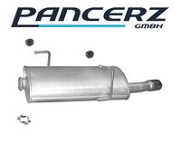 Endschalldämpfer für Peugeot 206 2.0 16V Schrägheck CC 1999-2007 Endtopf