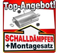 Endschalldämpfer für PEUGEOT 406 2.0 2.2 HDI 90/110/136 PS 1998-2004 Auspuff
